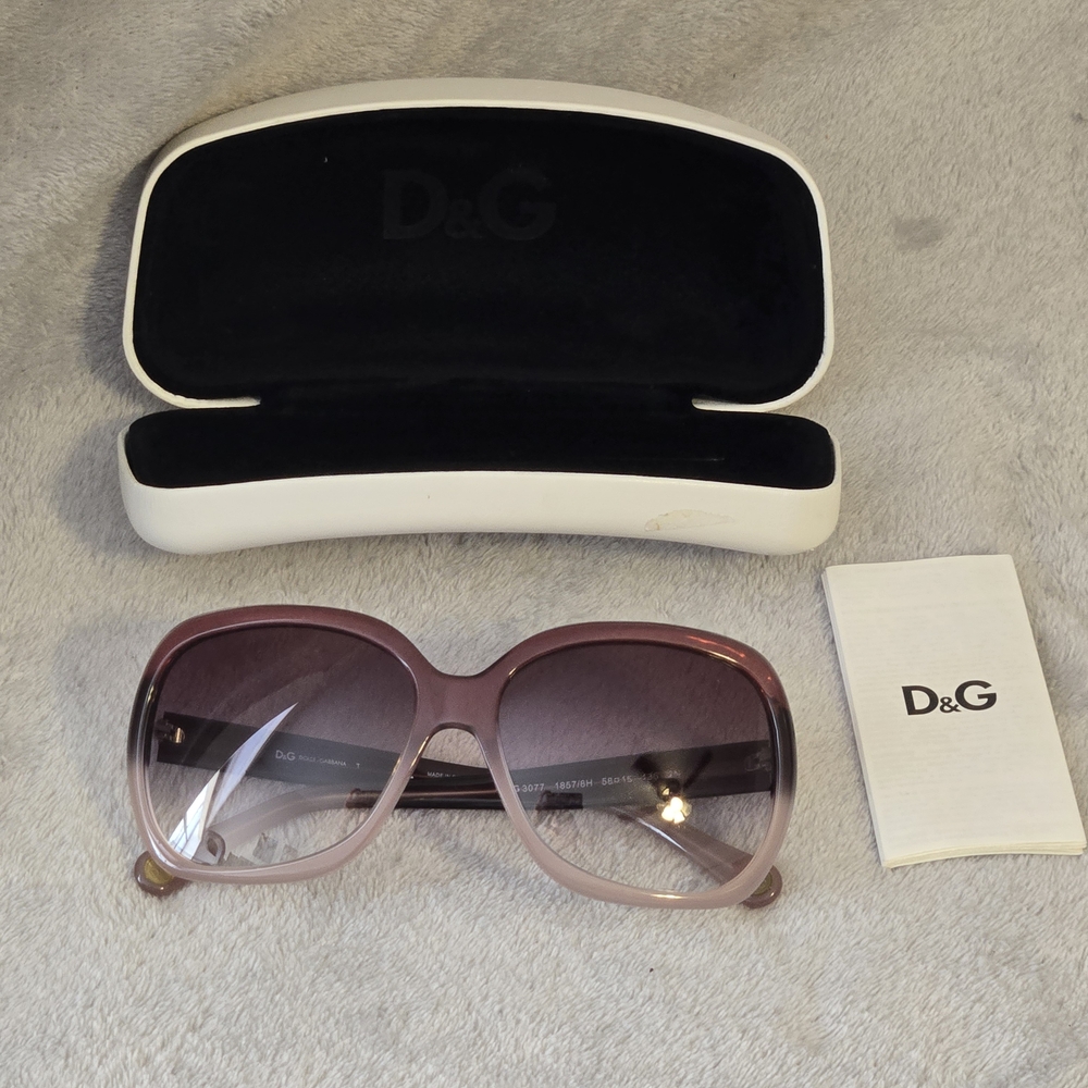 Dolce And Gabanna - D&G Pink Gradient Women's Sunglasses